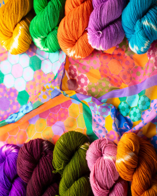 Autumn on the Plains Hand Dyed Yarn