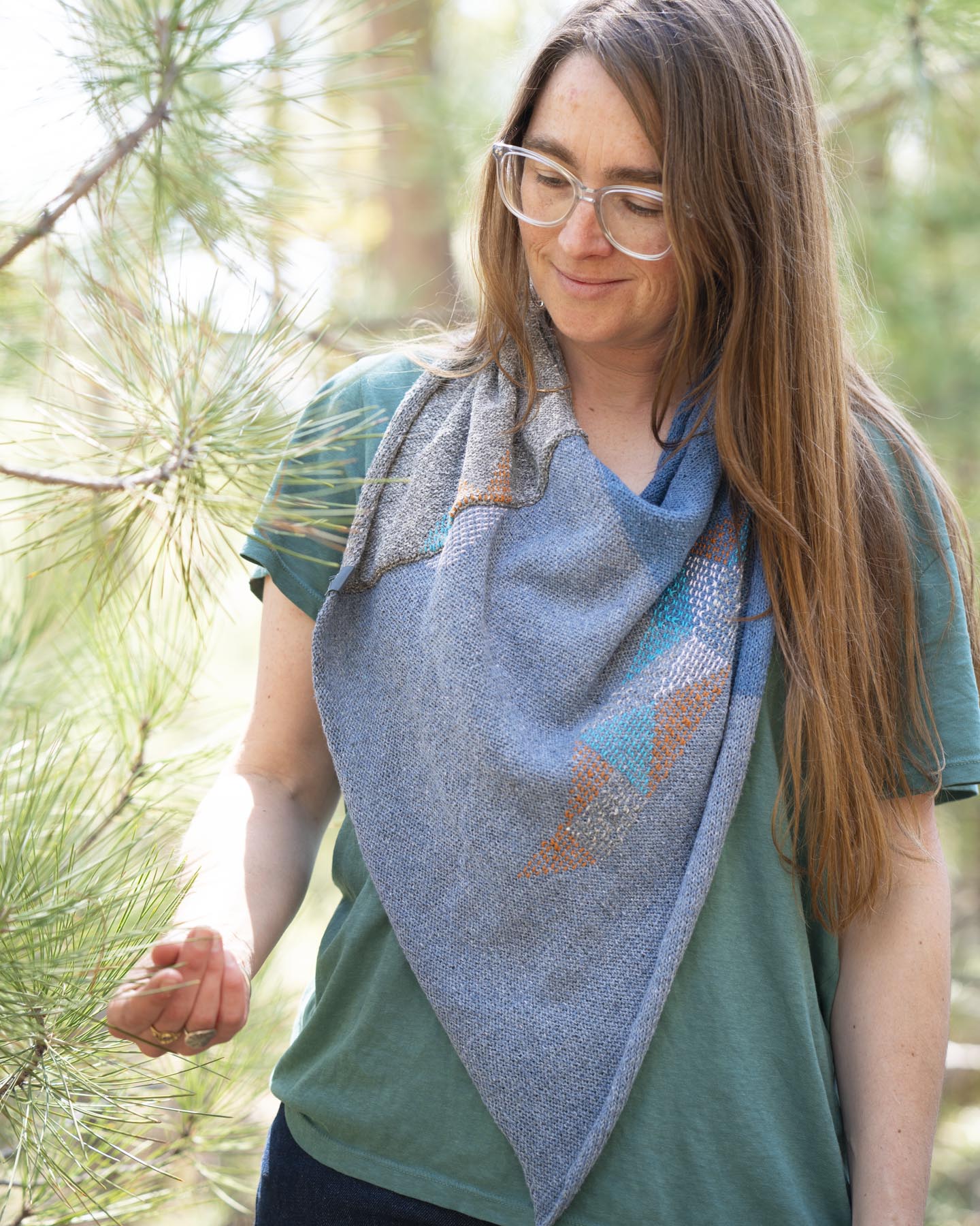 Barrine - Recycled Denim Scarf