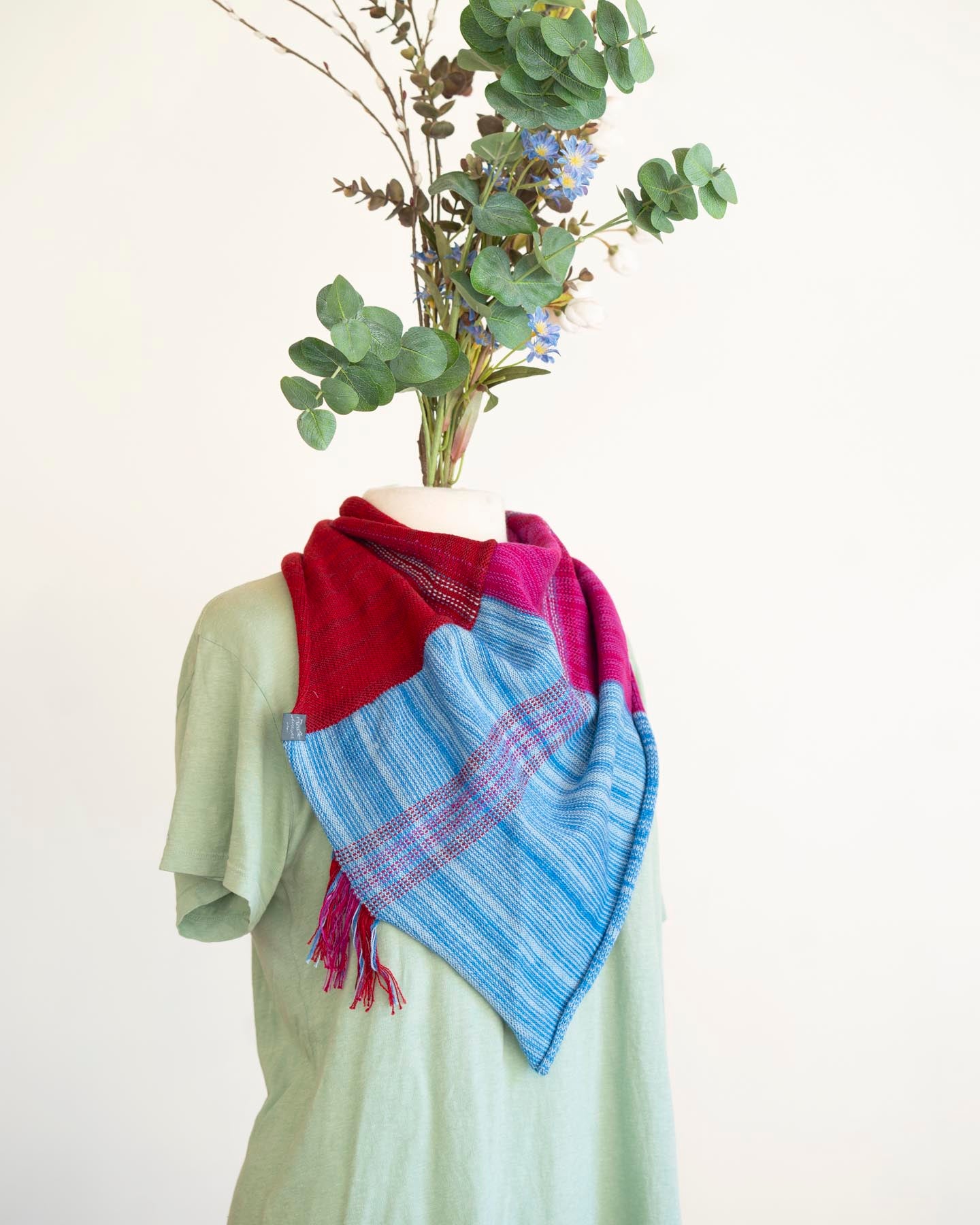 Coral Bay - Organic Cotton & Organic Merino Scarf