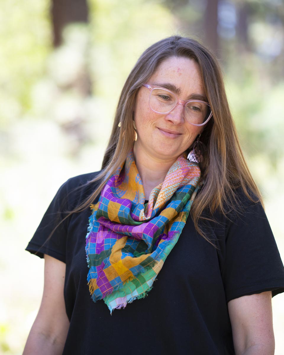 Autumn Silk Bandana Scarf - Knit & Weave