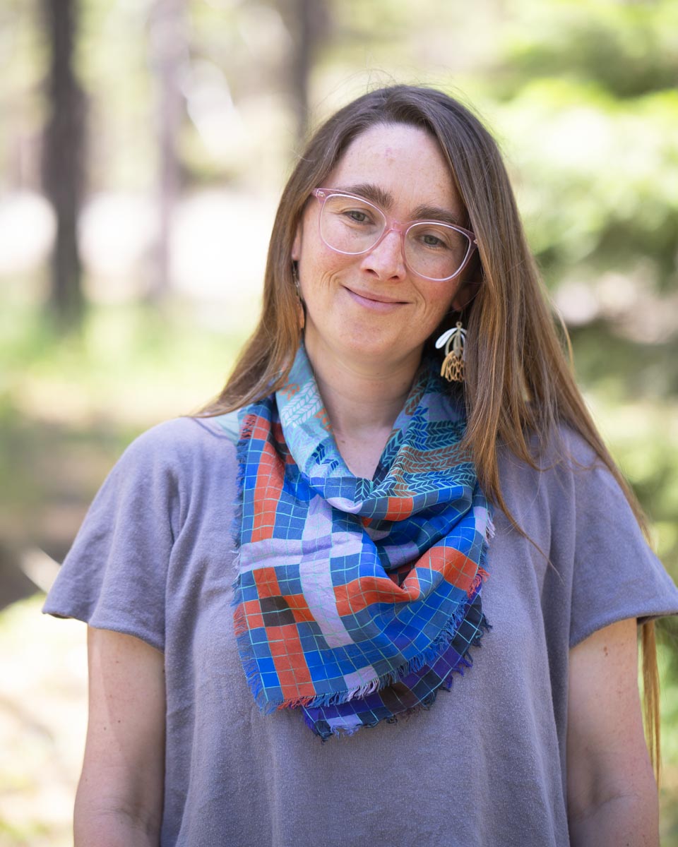 Winter Silk Bandana Scarf - Knit & Weave