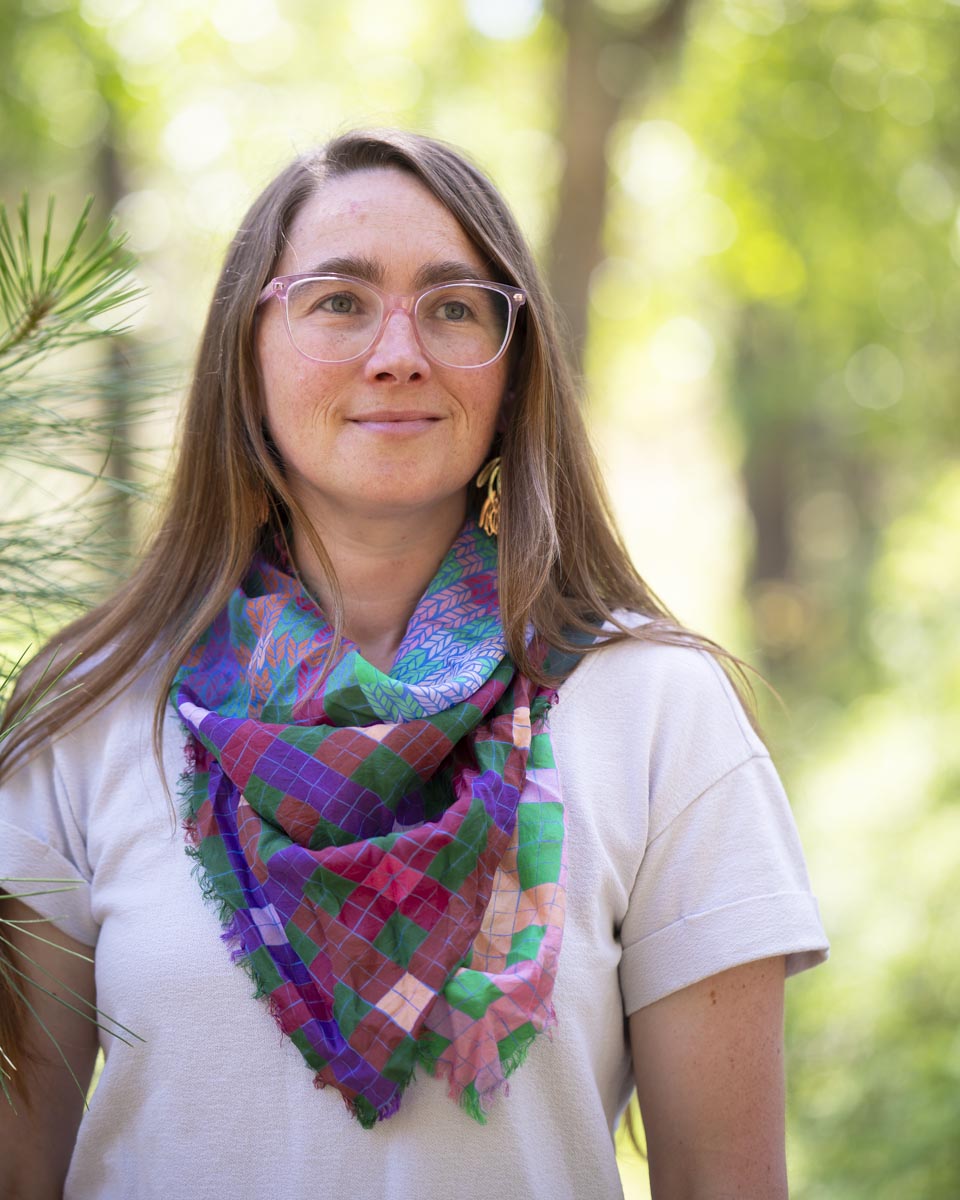 Spring Silk Bandana Scarf - Knit & Weave