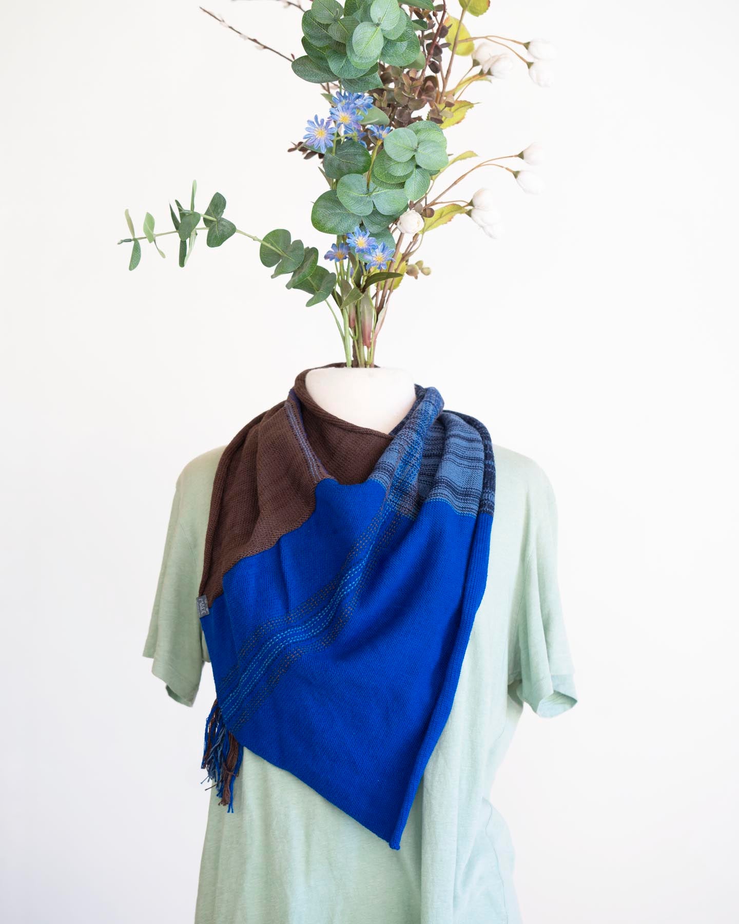 Narooma - Organic Cotton & Organic Merino Scarf