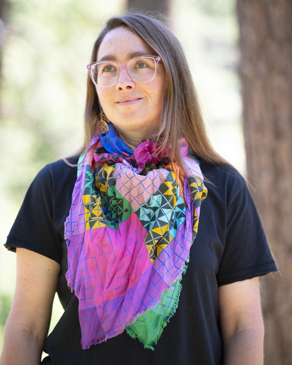 Autumn Silk Wild Rag Scarf - Patchwork