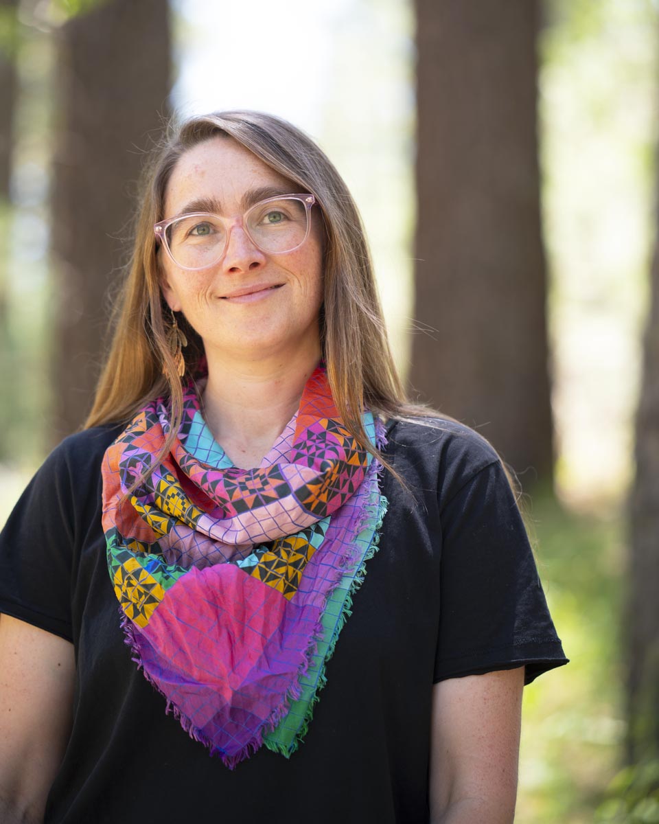 Autumn Silk Bandana Scarf - Patchwork