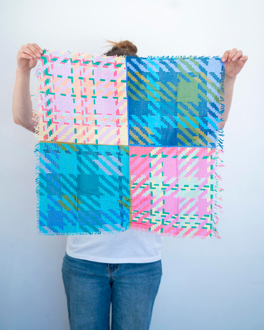 Spring Cotton Scarf - Tartan & Tweed