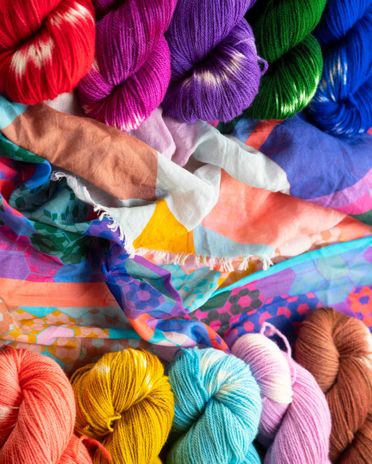 Summer in the Desert Hand Dyed Yarn