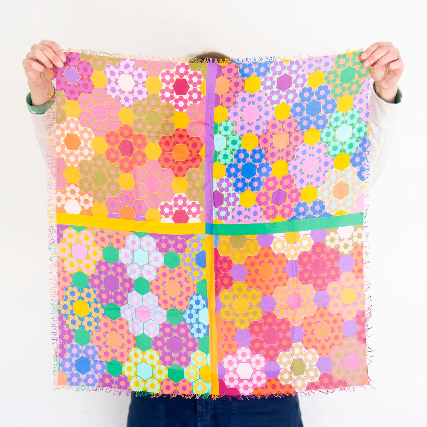 Autumn on the Plains Silk Bandana Scarf - EPP