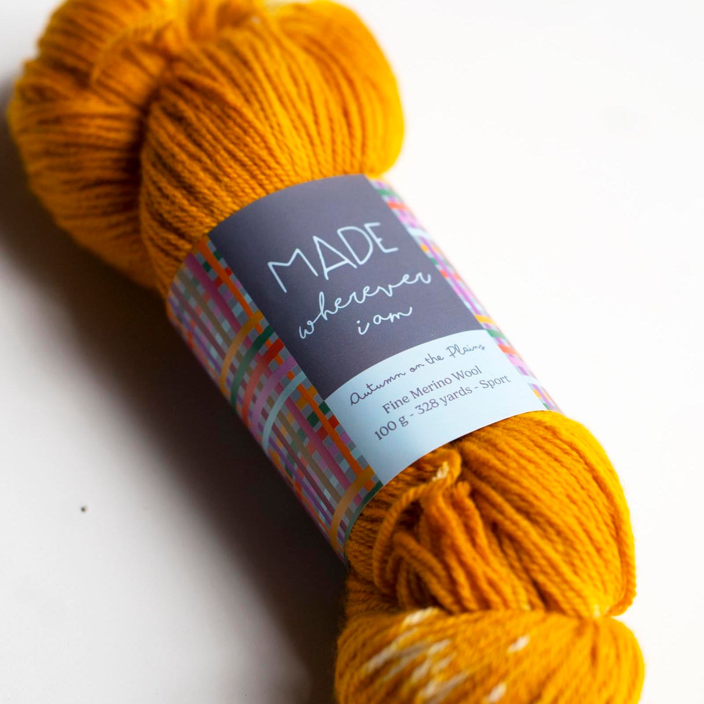 Autumn on the Plains Hand Dyed Yarn