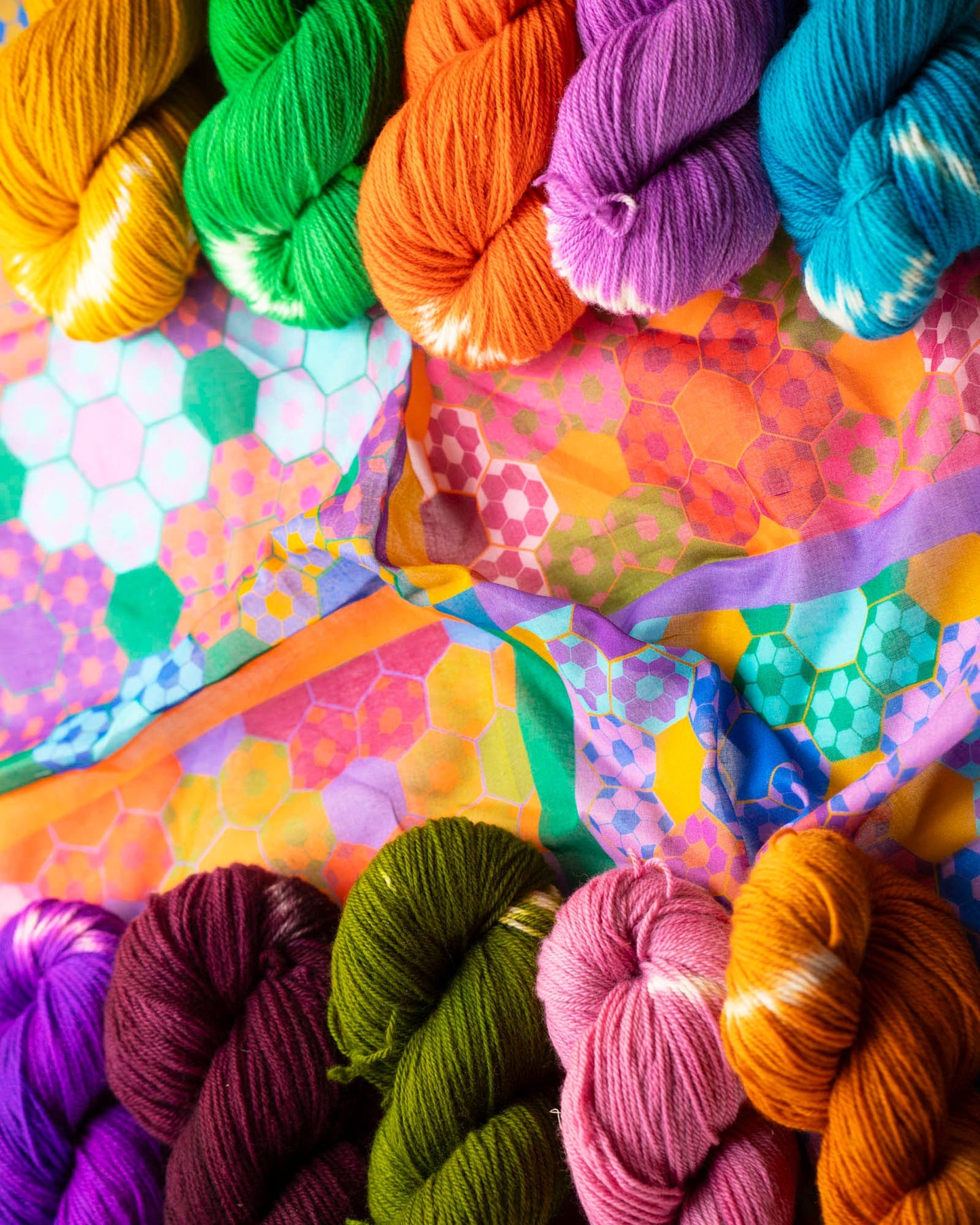 Autumn on the Plains Hand Dyed Yarn