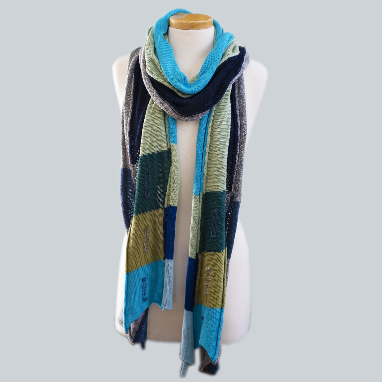 Cool - Recycled Denim & Organic Cotton Scarf