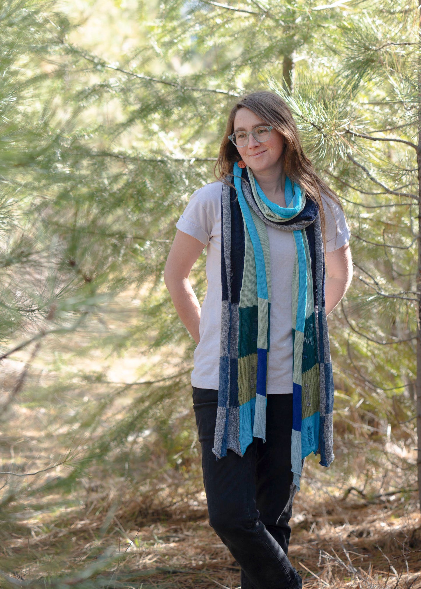 Cool - Recycled Denim & Organic Cotton Scarf