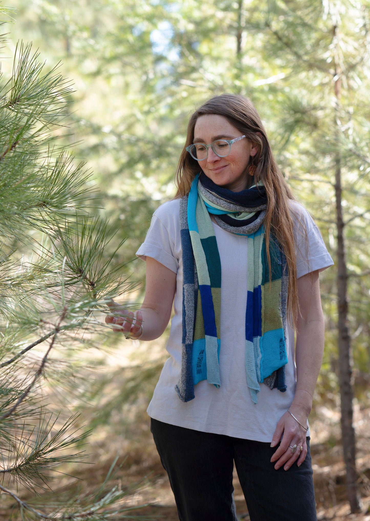 Cool - Recycled Denim & Organic Cotton Scarf