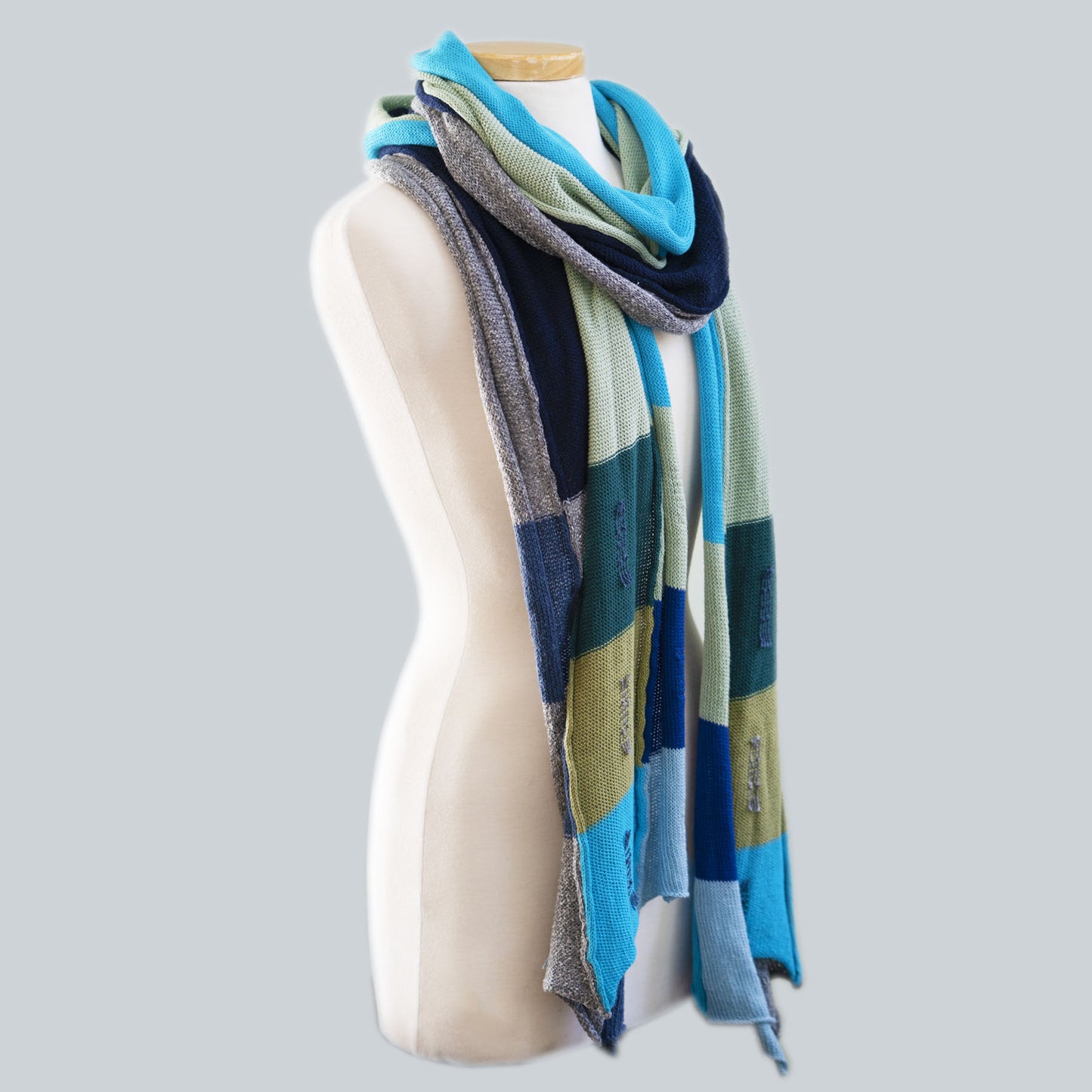 Cool - Recycled Denim & Organic Cotton Scarf