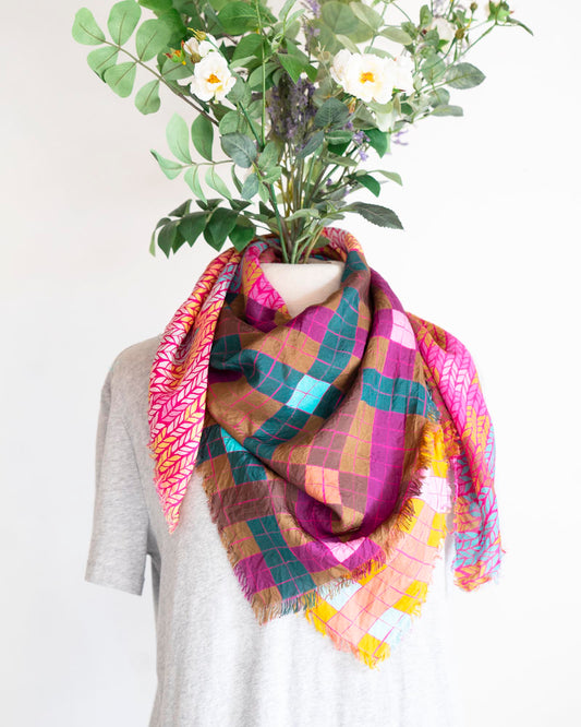 Summer Silk Wild Rag Scarf - Knit & Weave