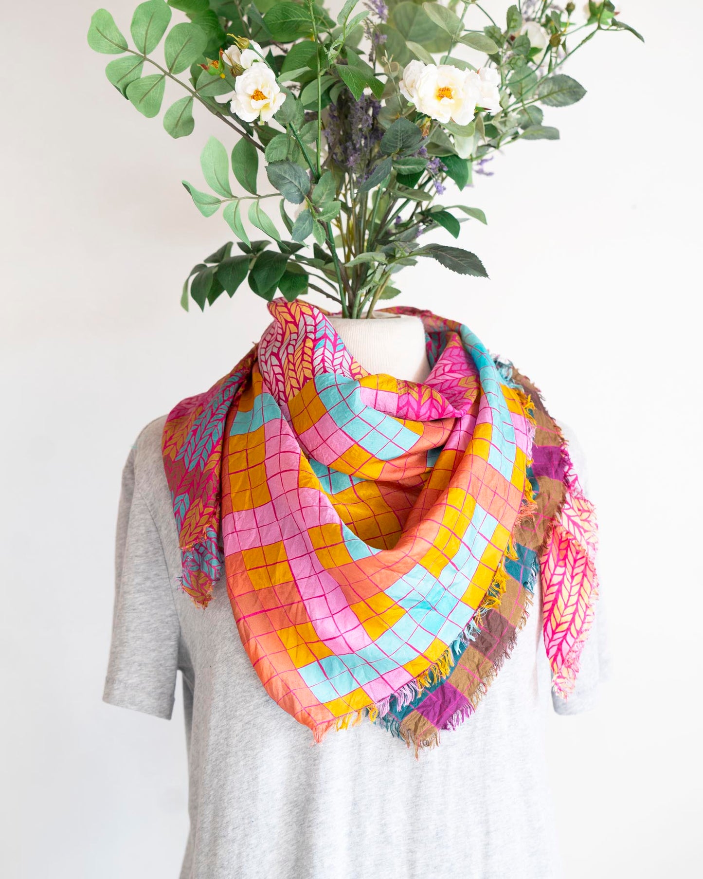 Summer Silk Scarf - Knit & Weave