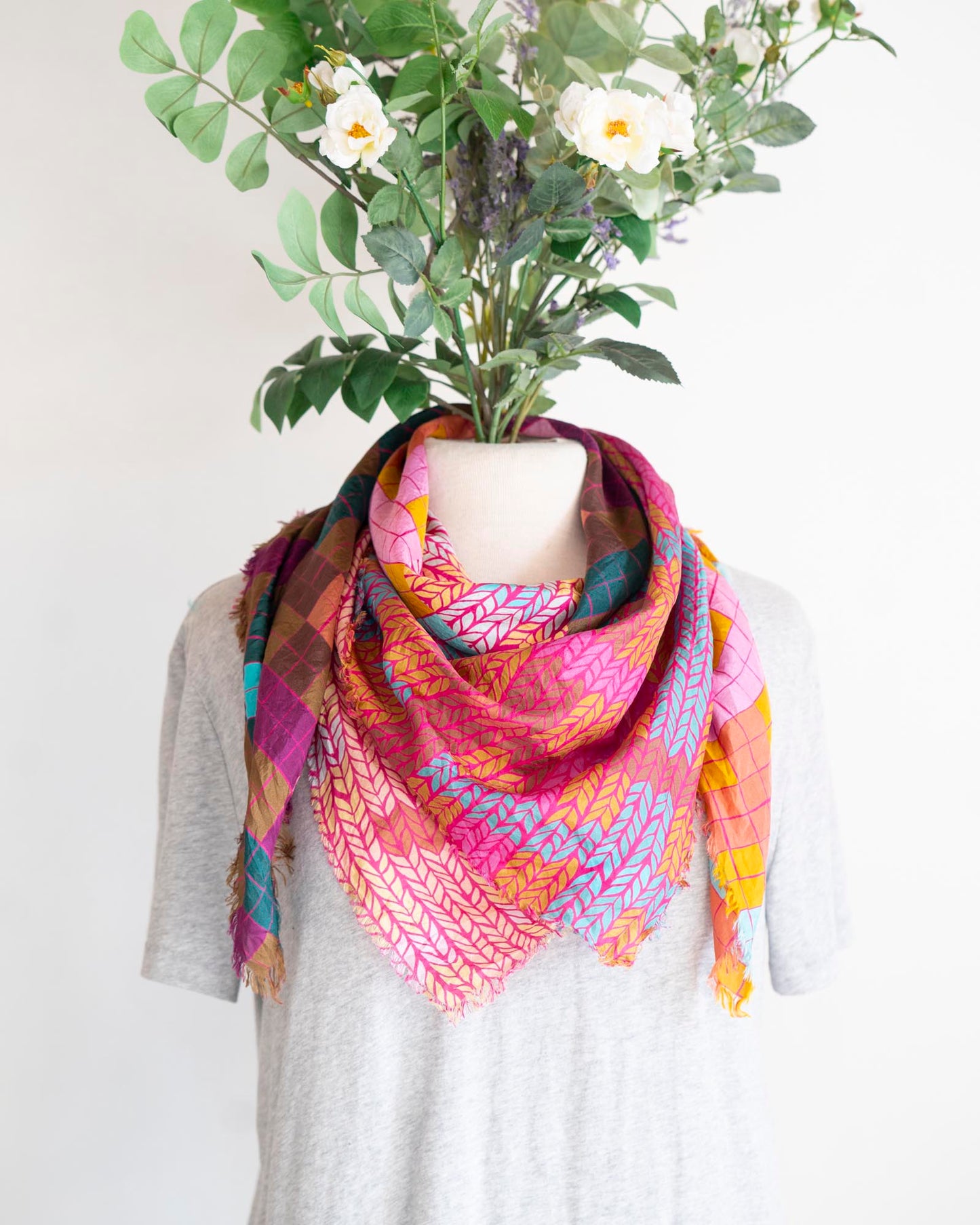 Summer Silk Scarf - Knit & Weave