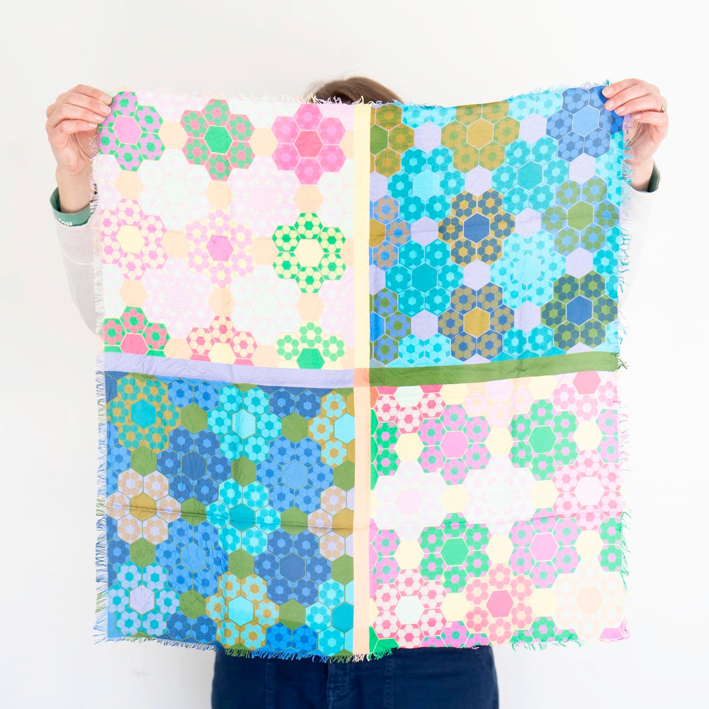 Spring in the Mountains Silk Bandana Scarf - EPP