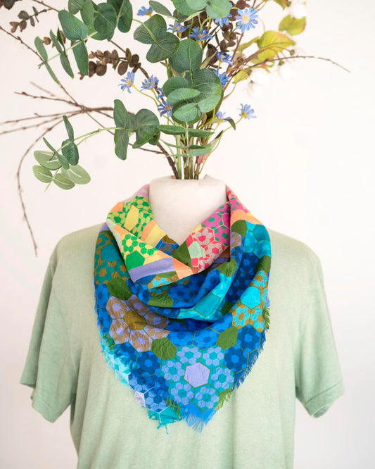 Spring in the Mountains Silk Bandana Scarf - EPP
