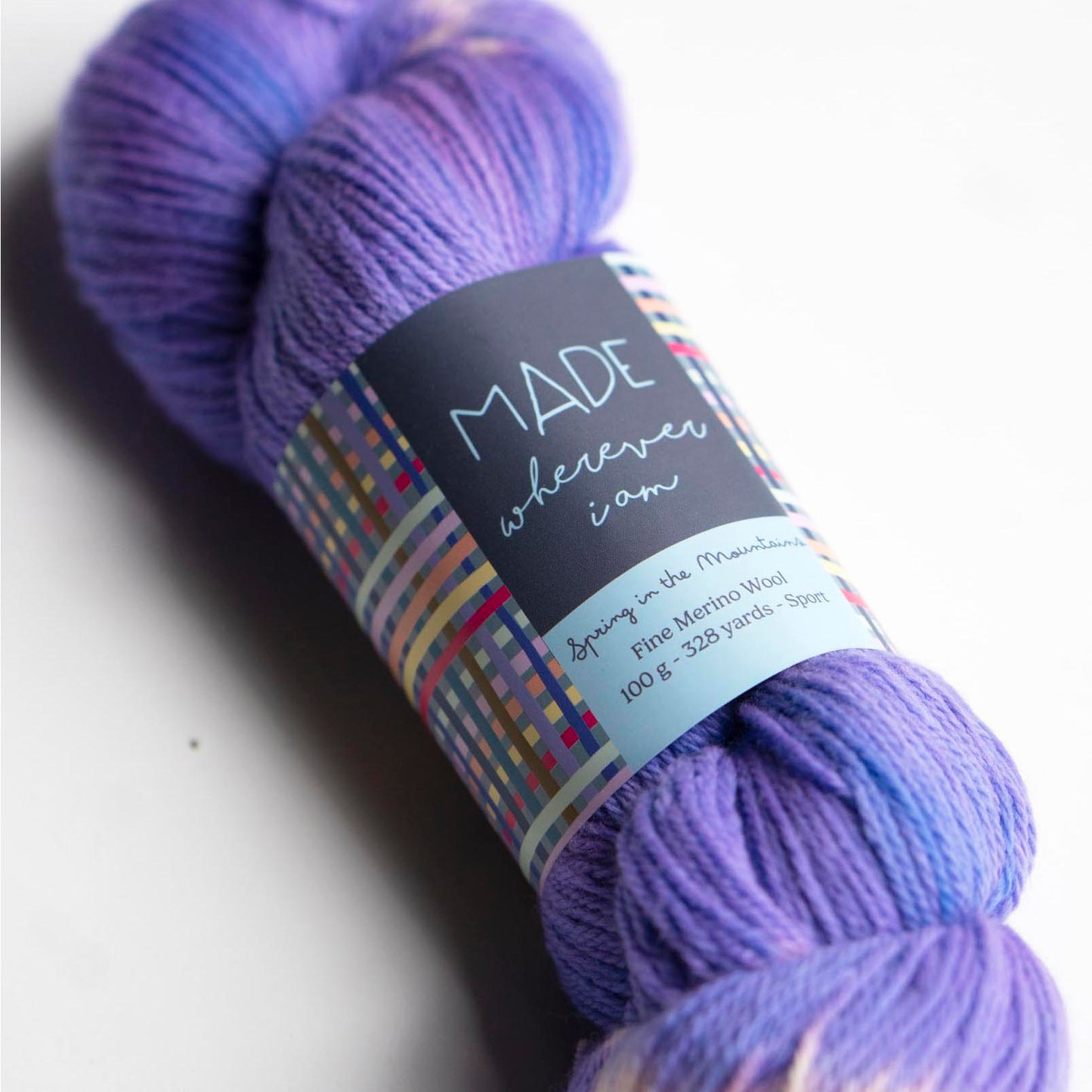 Spring in the Mountains Hand Dyed Yarn