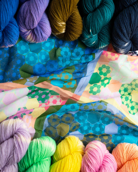 Spring in the Mountains Hand Dyed Yarn
