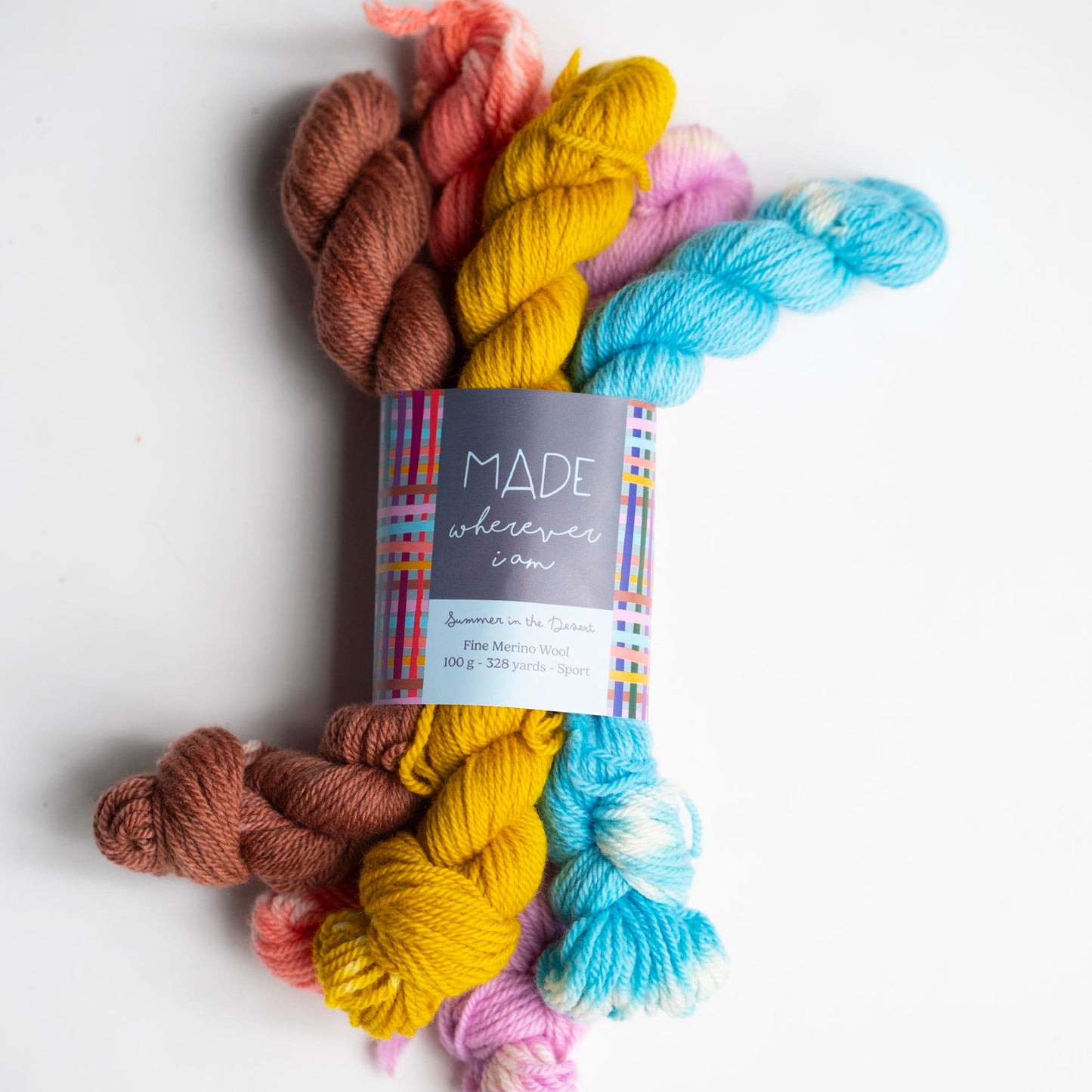 Summer in the Desert Hand Dyed Mini Skeins