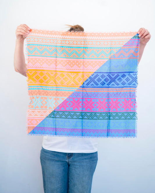 Summer Cotton Scarf - Norwegian