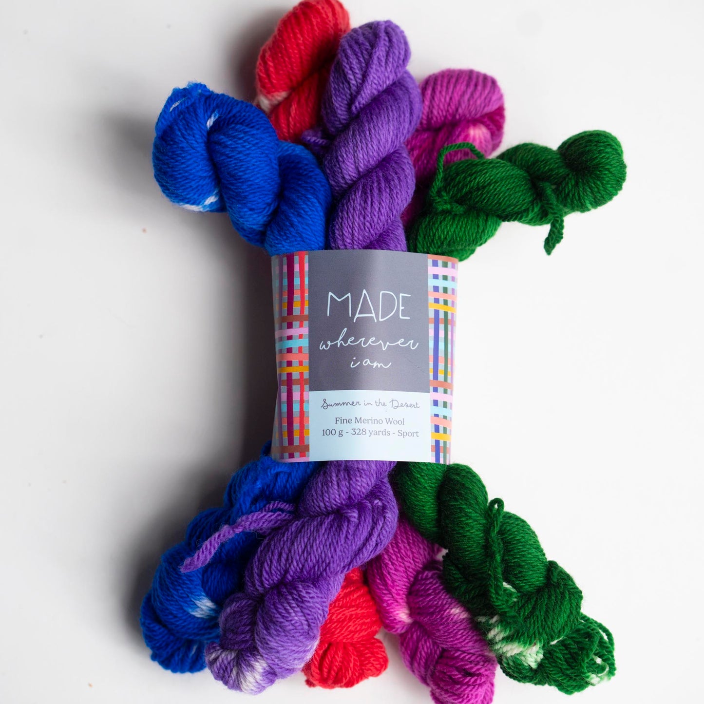 Summer in the Desert Hand Dyed Mini Skeins