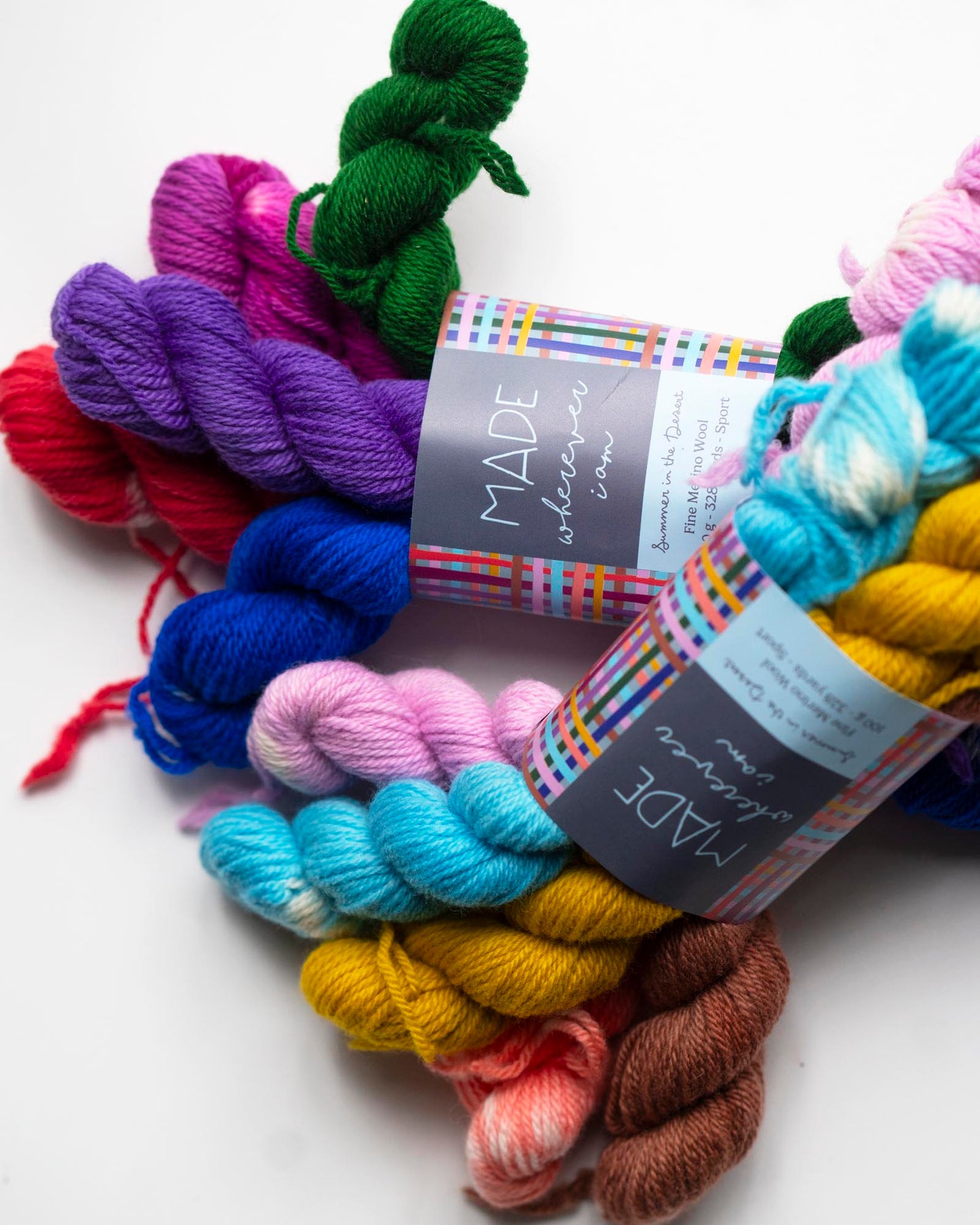 Summer in the Desert Hand Dyed Mini Skeins