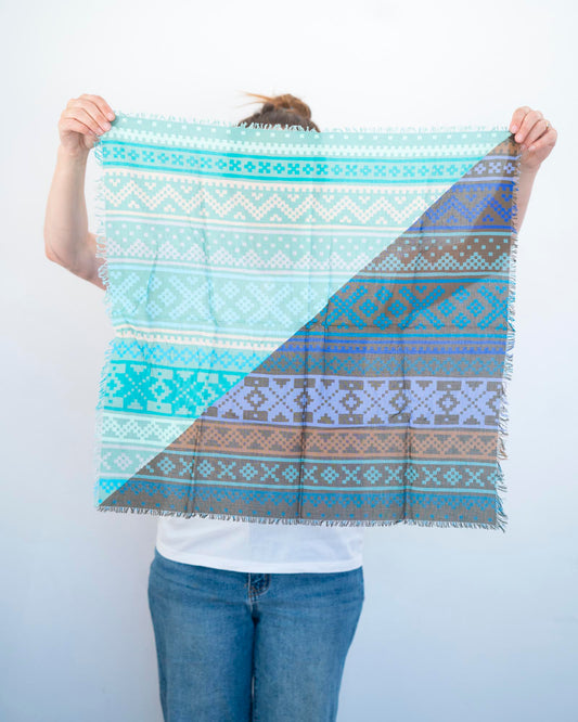 Winter Cotton Scarf - Norwegian