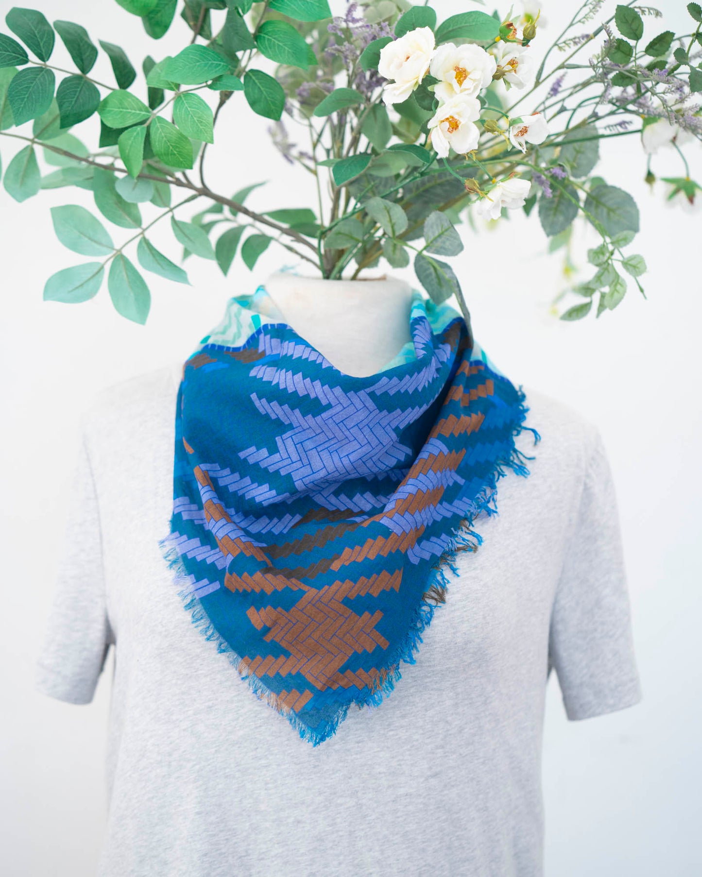 Winter Cotton Scarf - Tartan & Tweed