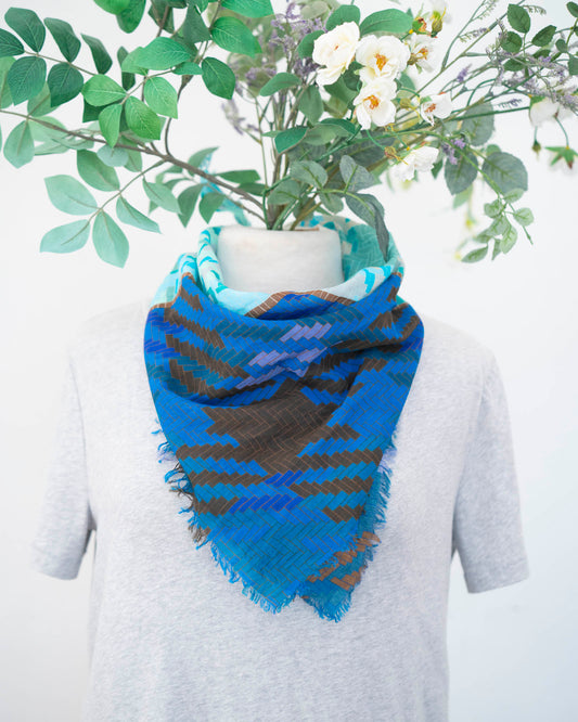 Winter Cotton Scarf - Tartan & Tweed