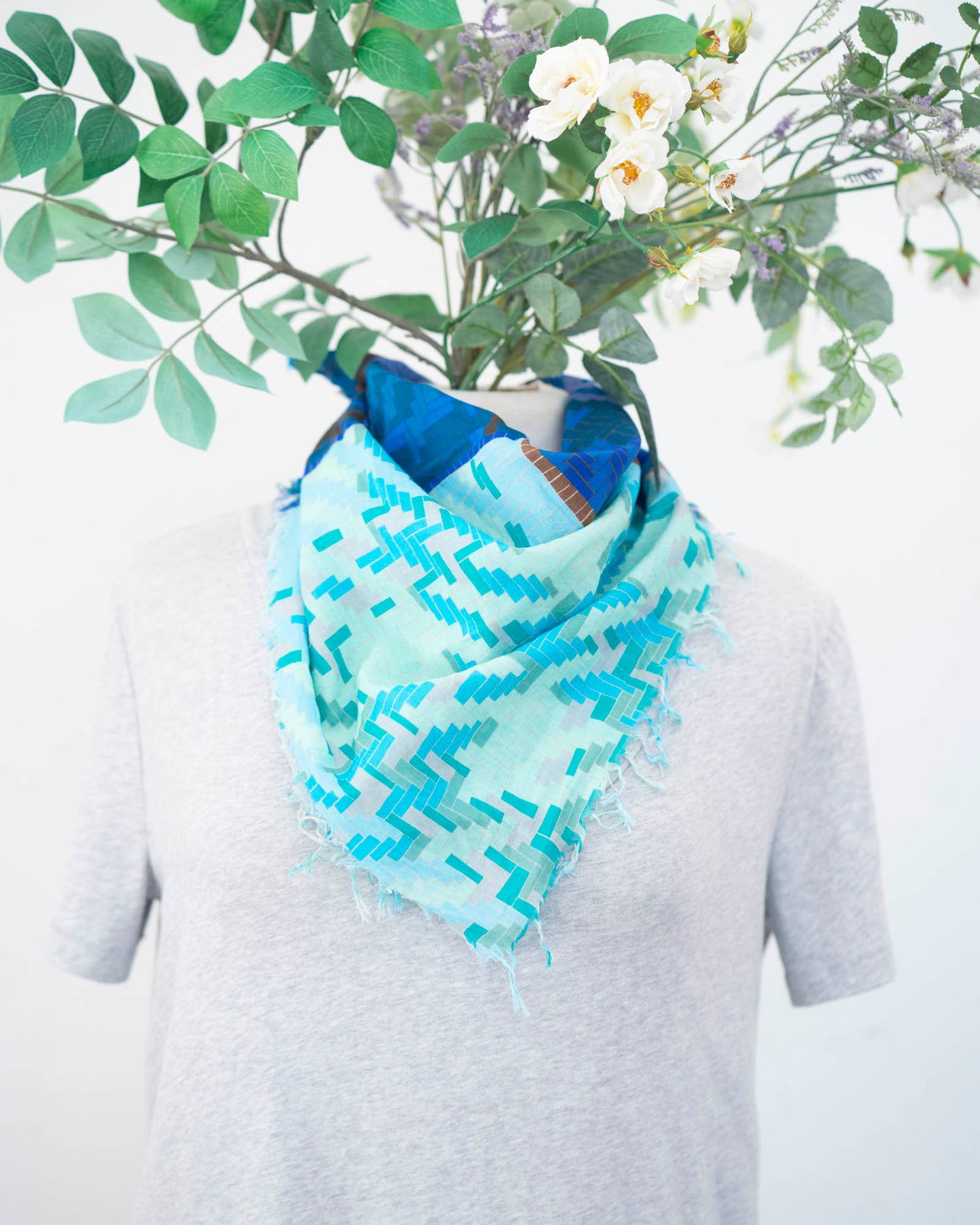 Winter Cotton Scarf - Tartan & Tweed