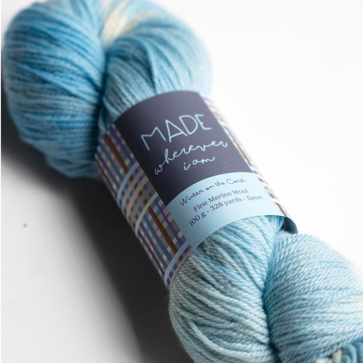 Winter on the Coast Hand Dyed Yarn