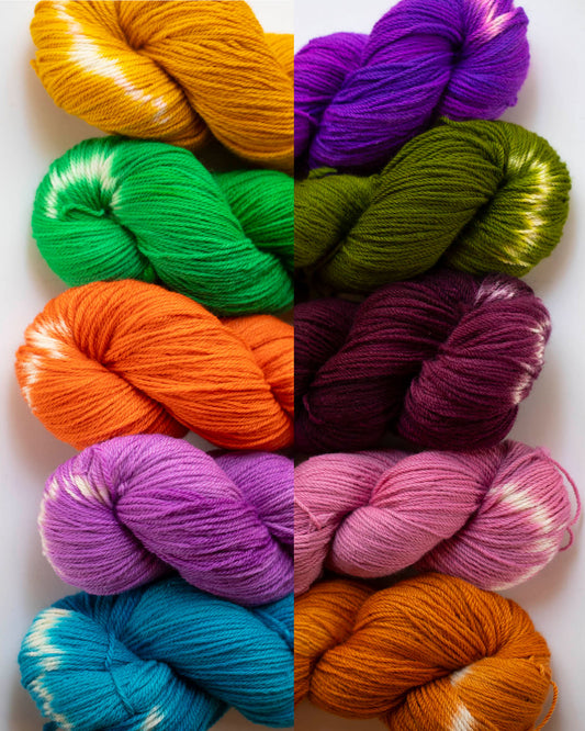 Autumn on the Plains Hand Dyed Yarn